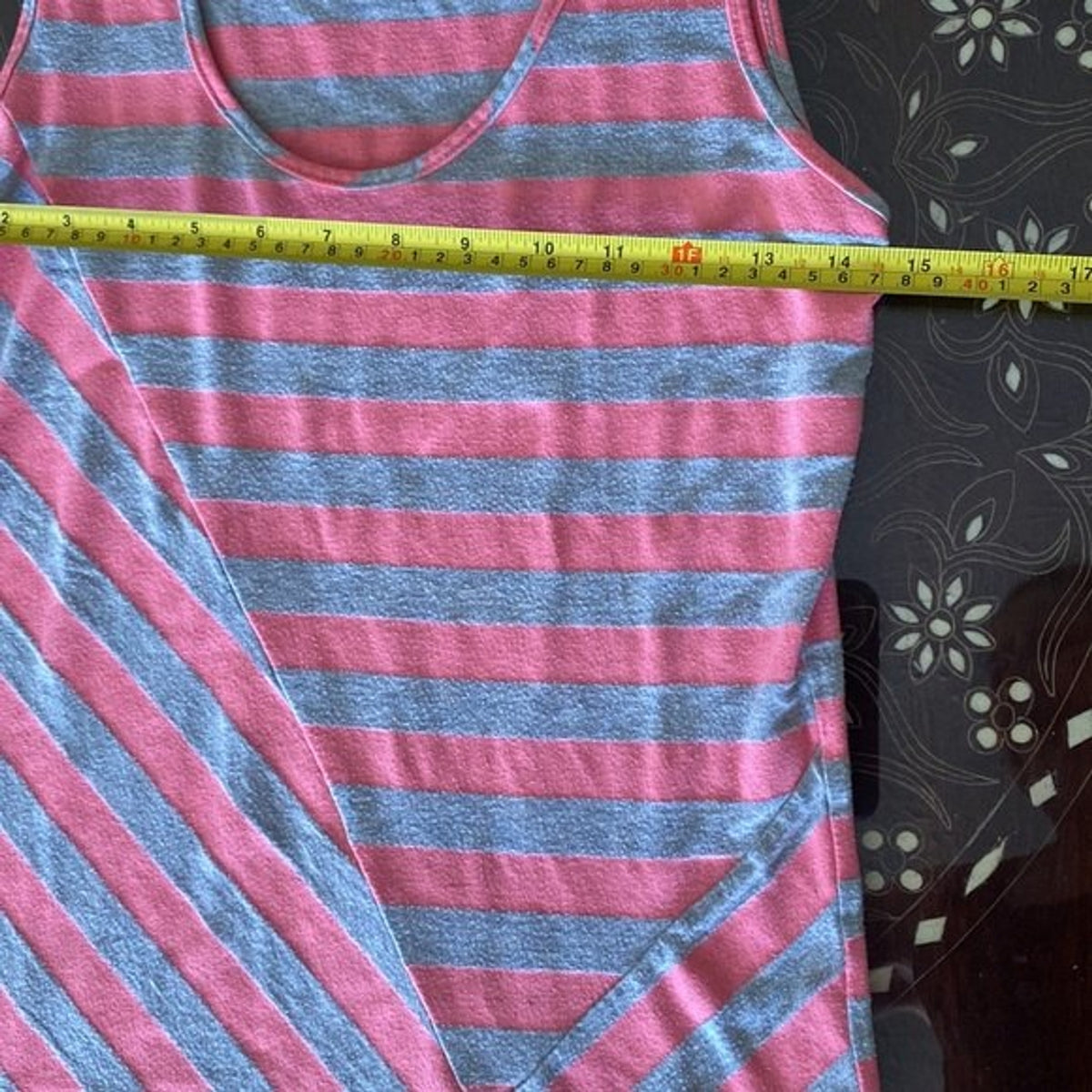 Fenn Wright Manson Pink Gray Sleeveless Top S