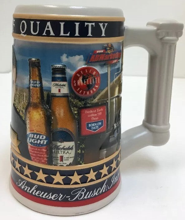 2007 Hand Crafted Stein For Anheuser Busch State ConventionBusch Family Series