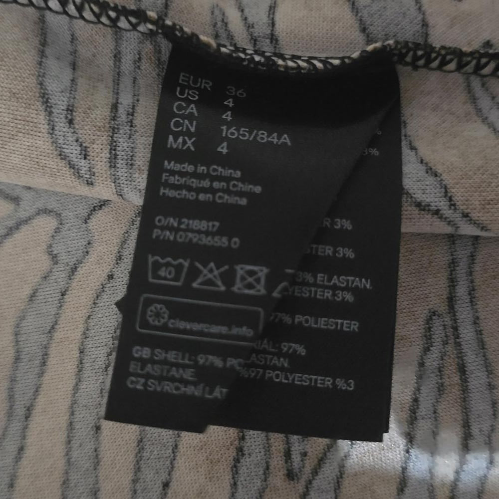 Divided H&M Tiger Print Mini Dress Fierce Filrty CutOut Daring Size 4