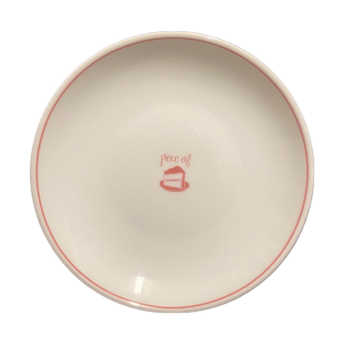 Bon Appetit 6-Snack Plates 6 3/4" D Hors D'oeuvre Eat Well Savor Life Pass It On