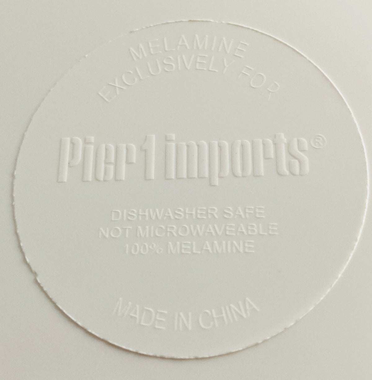 Pier 1 Imports Melamine Dinnerware Collection
