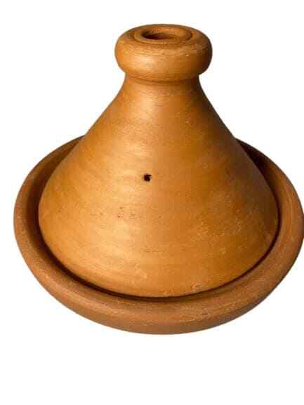 Handmade Moroccan Tagine Pot 8.5/8” – Unglazed Red Clay Terracotta Cookware