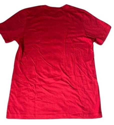 Threadless T-Shirt Revenge of the Toro Cotton Men Crew Neck Red MD.