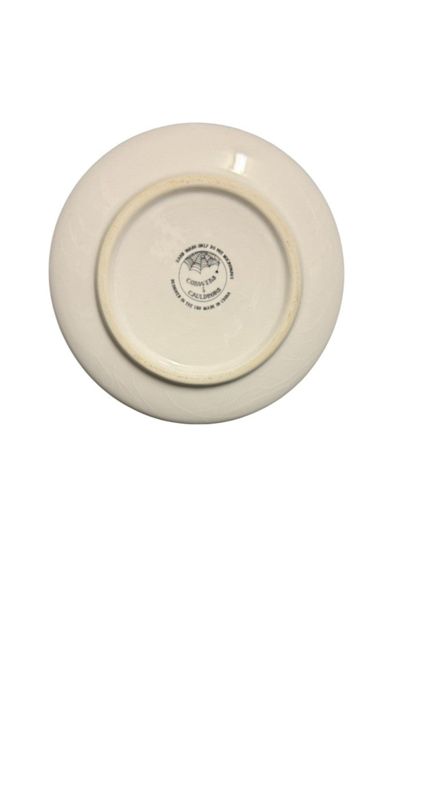 Cobwebs & Cauldrons Halloween Gnome Plates Set of 4 Appetizer Plates 5 7/8”D
