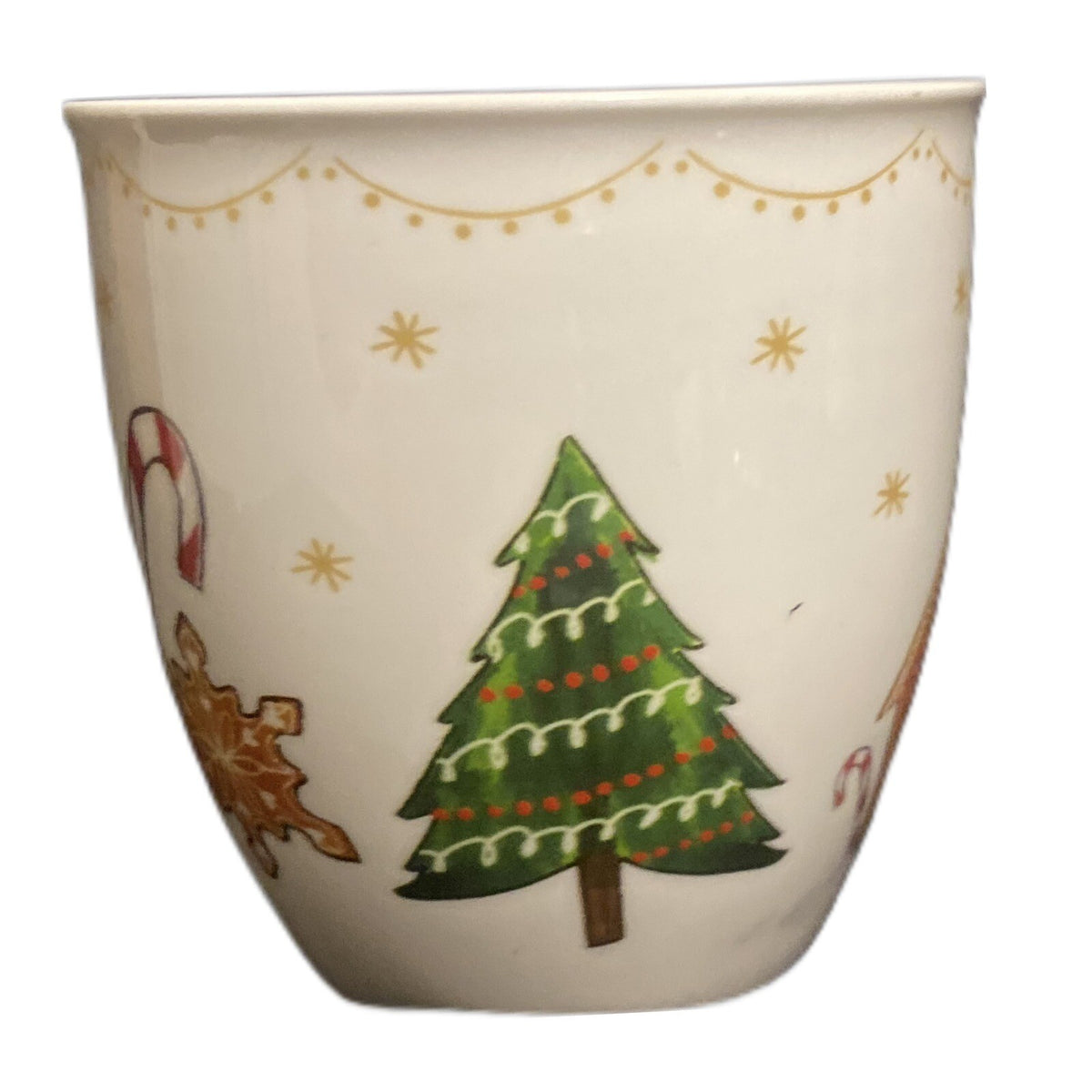 MILLY GREEN British Design Mug Christmas Coffee Tea White Porcelain Cup