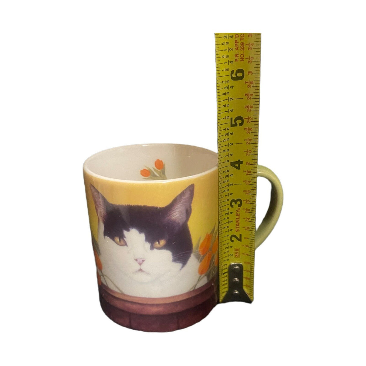 Lang & Wise Mug Cat ISIS BIRKENSEER Coffee Tea Cup By Lowell Herrero 2012