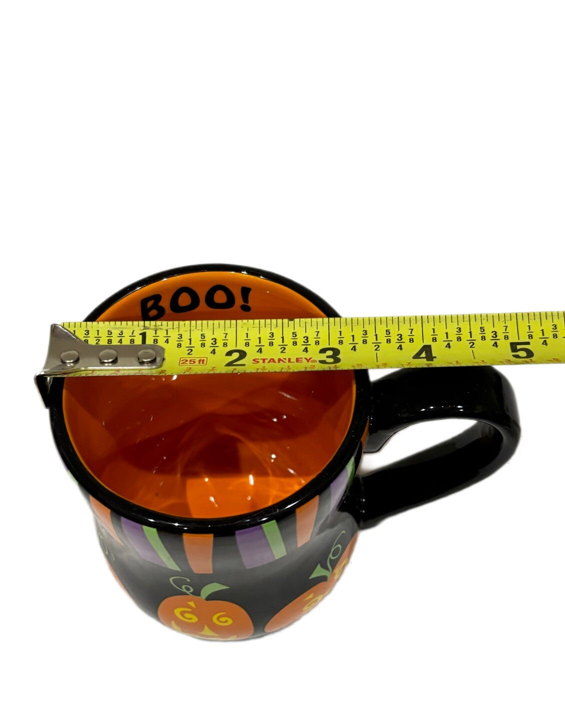 HARRY & DAVID Halloween Mug Pumpkin Jack o' Lantern Ceramic Coffee Tea 2009 Cup