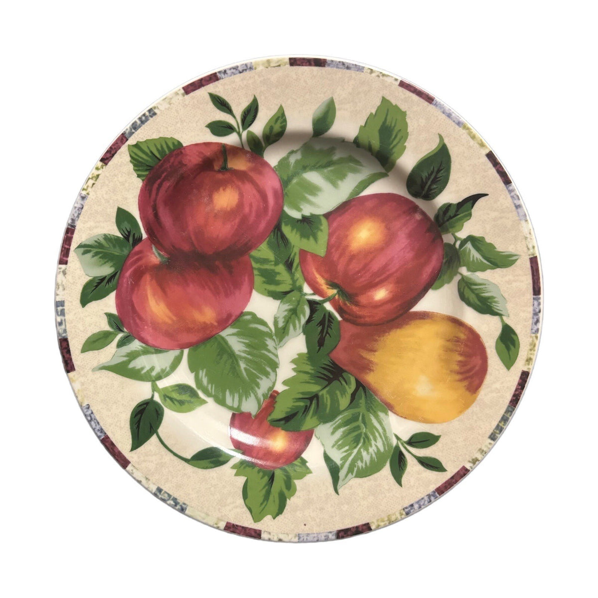 The Sakura Table 4-Salad Plates Sonoma Ceramic Dessert Dish Excell Home Fashions
