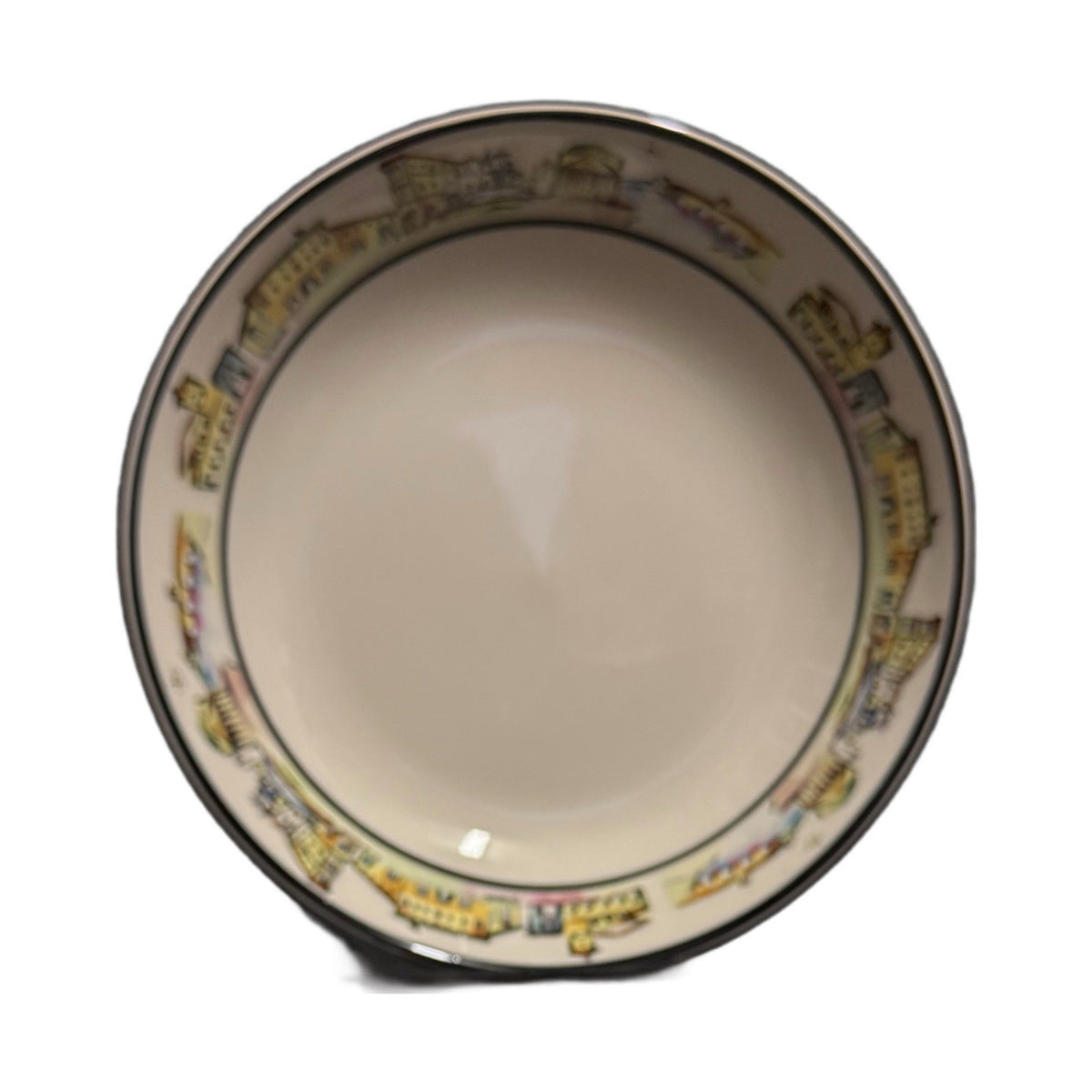 Set of 4 Majesticware ITALIA by Apple Bowls 7 3/4” Cityscape Stoneware