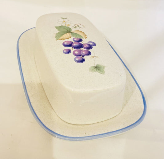 Savoir Vivre Luscious Covered Ceramic Butter Dish — Japan, Oven to Table (Model JJ017)