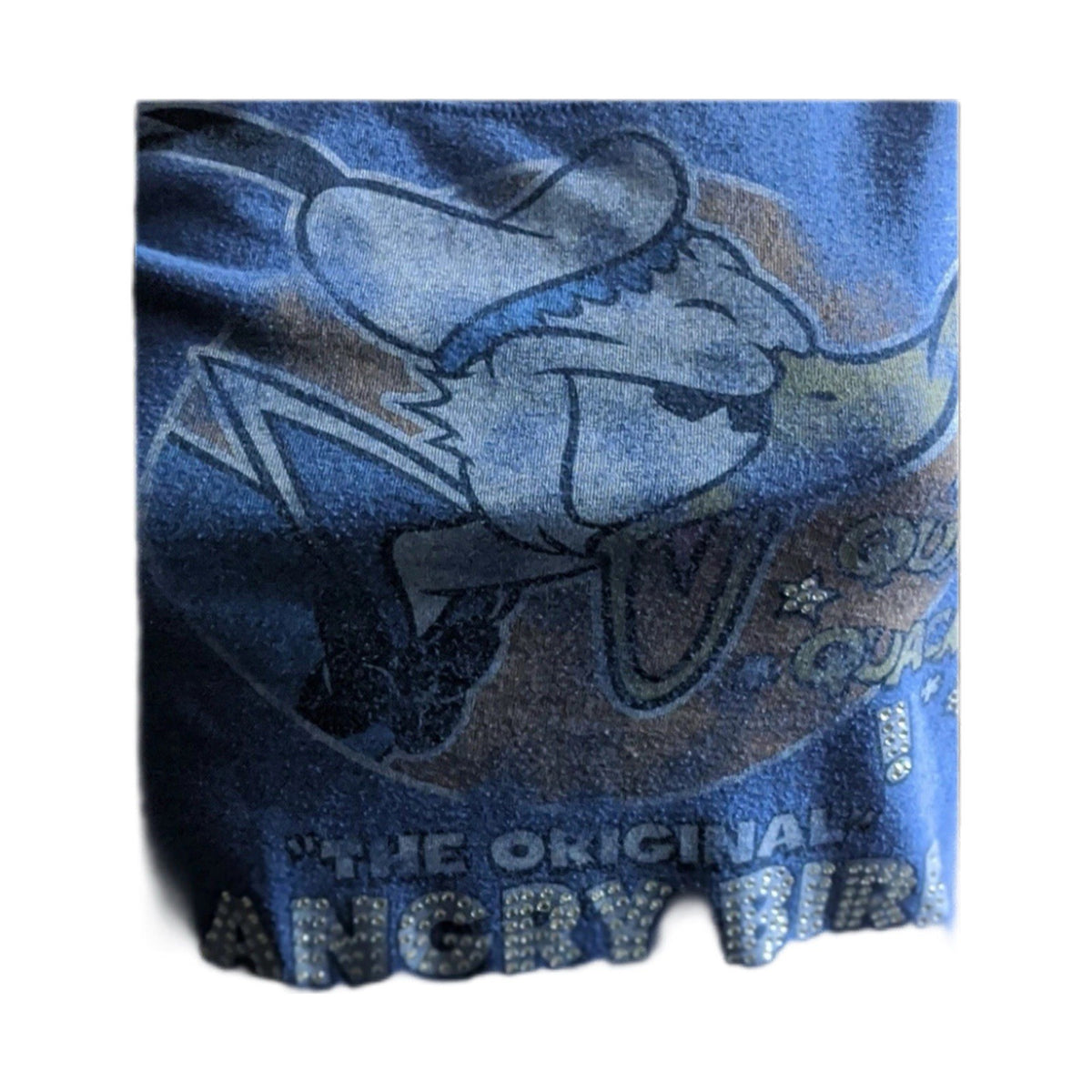 Disney Parke XS Blue Donald Duck Tee “Original Angry Bird” Quack! Quack! Shirt