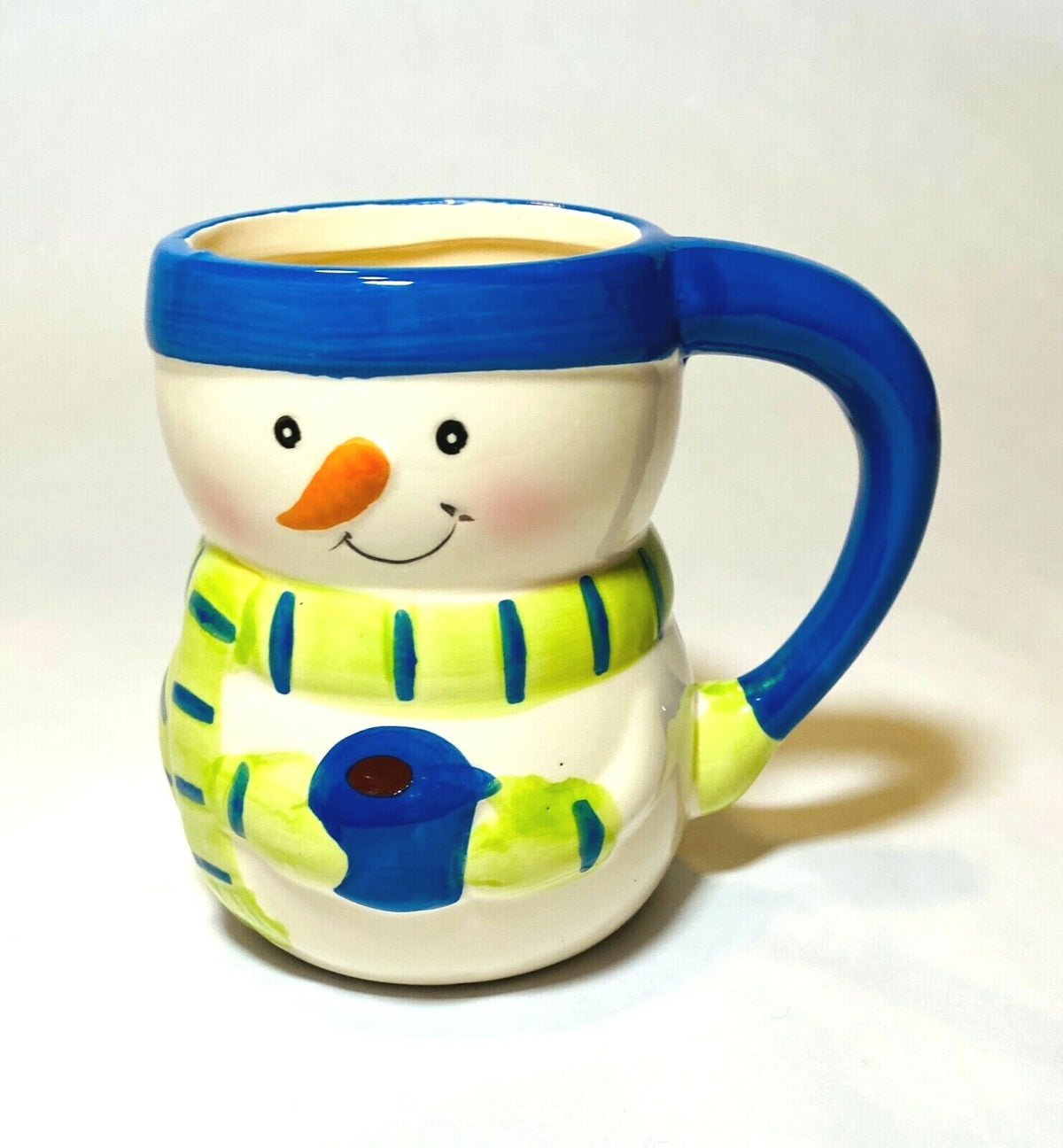 BAY ISLAND Snowman Ceramic Coffee Mug / Cup