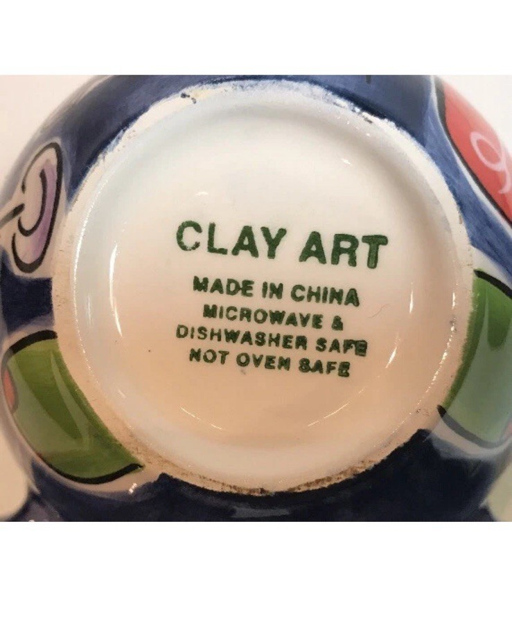 Clay Art Martini Lounge 3 Section Chip Dip Snack Serving Bowl