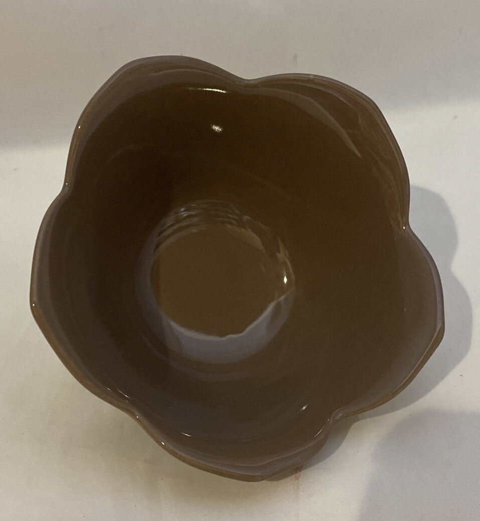Pier 1 Imports "LOTUS" 4- All Purpose Bowl Scalloped Fruit Ice Cream Soup Cereal