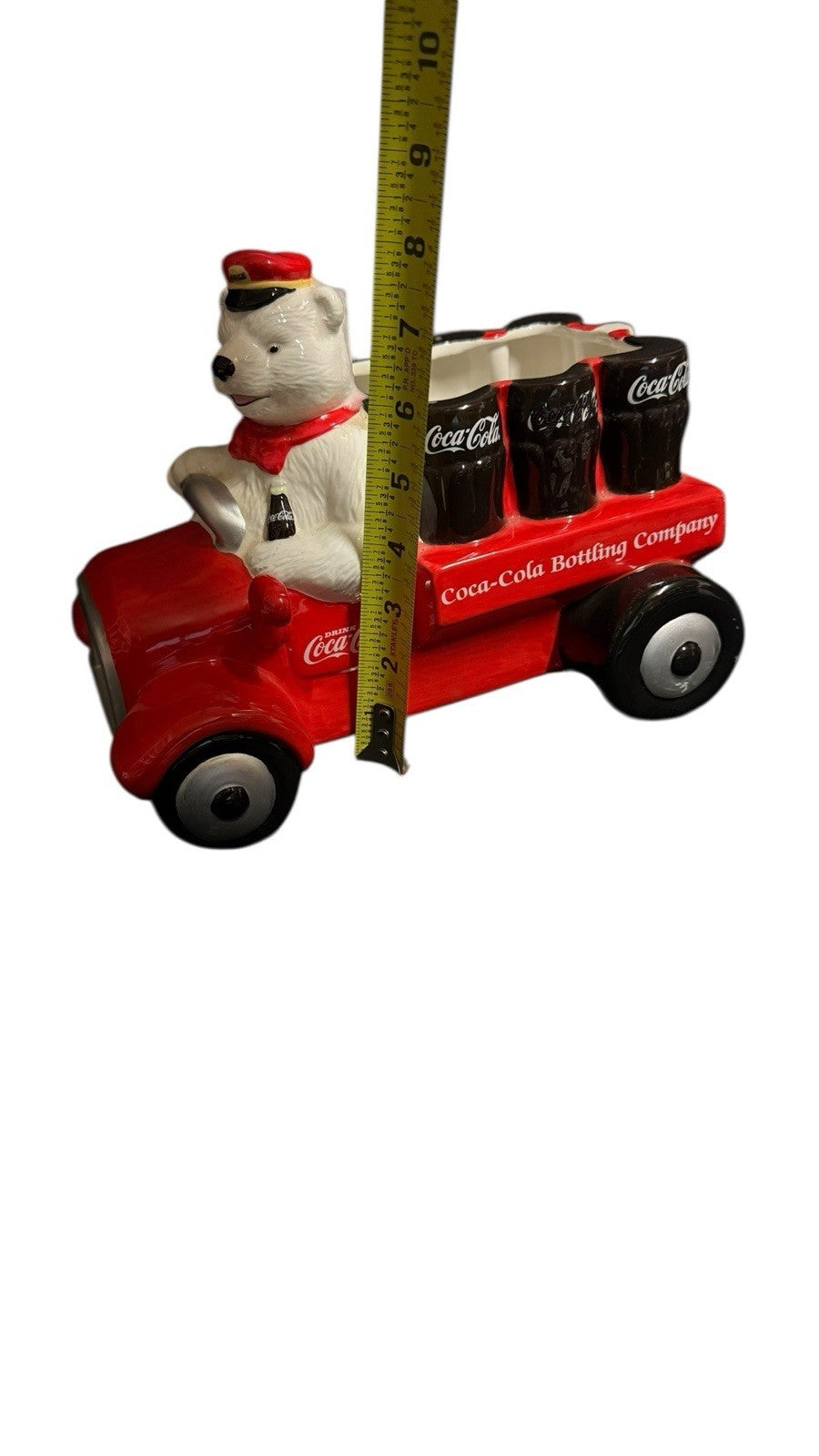 Coca-Cola 1999 Limited Edition Polar Bear Delivery Truck Cookie Jar