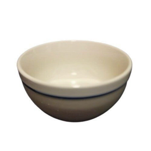 Gibson Everyday 4-Soup/Cereal Bowls 5" D Blue Rim Coupe Oven Safe