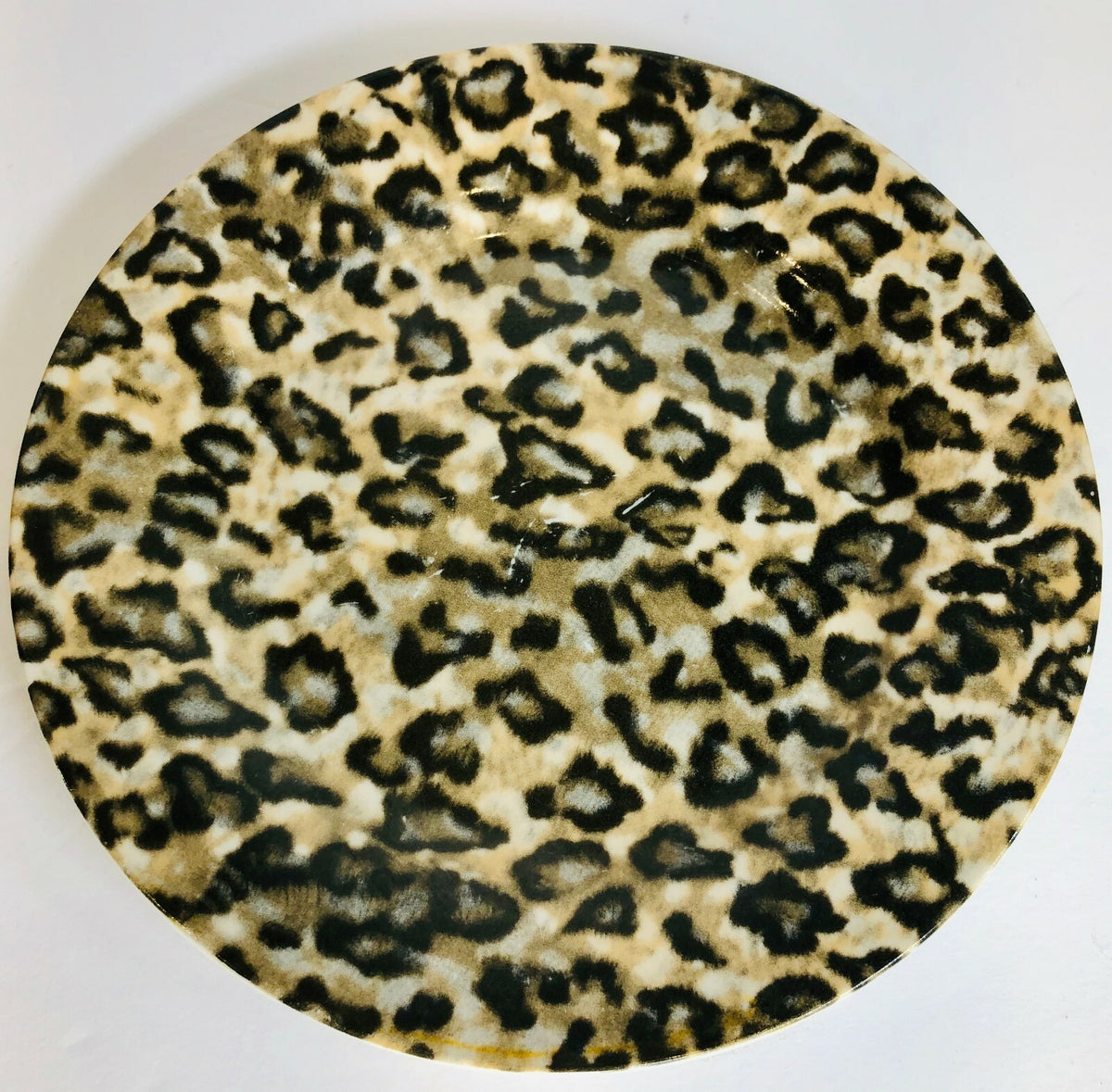 LEOPARD Tienshan Fine China Dinnerware Collection Animal Print Brown Tan Black