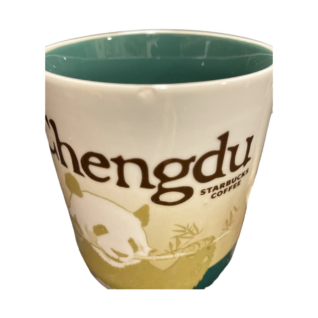 Starbucks PANDA 2017 CHENGDU China Ceramic Coffee Mug 16 Oz Tea Cup