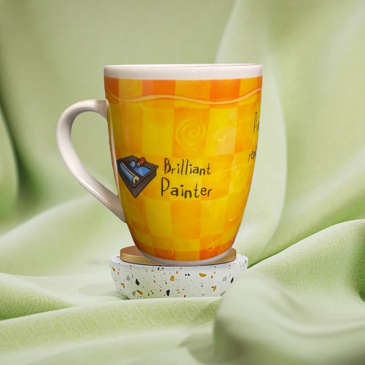 History & Heraldry Mug BRILLIANT PAINTER Fine Porcelain Coffee Tea Cup