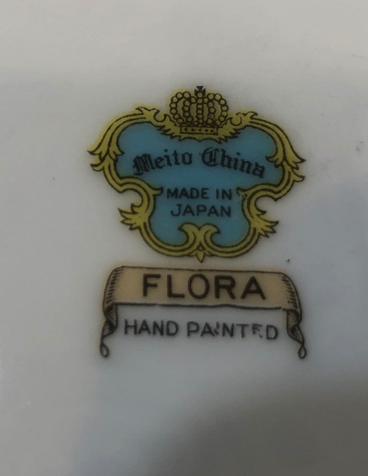Vintage MEITO China Flora Hand-Painted Japan Dinnerware Collection