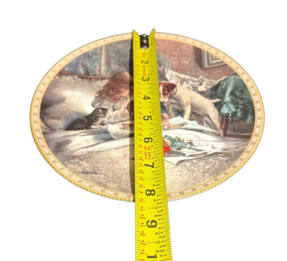 Royal Doulton BREAKFAST IN BED Plate Charles Burton Barber A Victorian Childhood