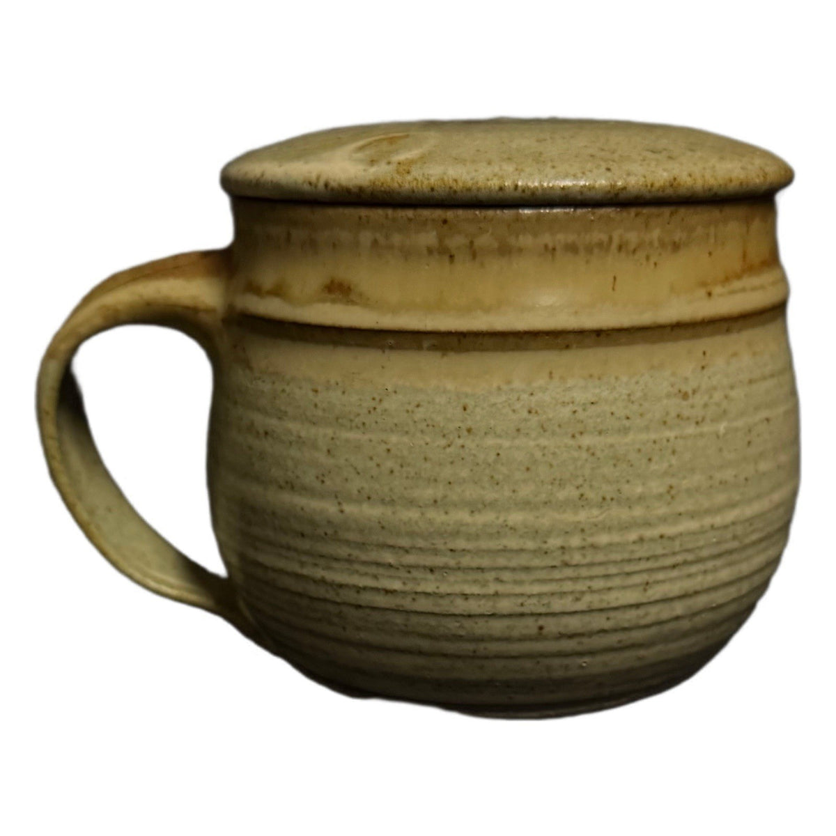 Signed Marie Summers Vintage Ceramic Mug with Lid 3.25” – Studio Pottery Cup