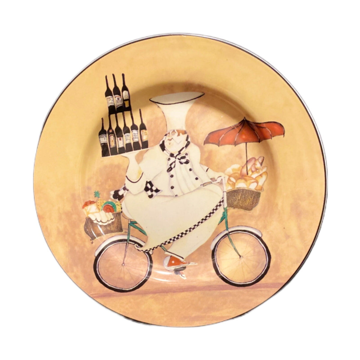 Sakura CHEFS TO GO 4 Salad Plates JENNIFER GARAND Stoneware Dessert Dinnerware
