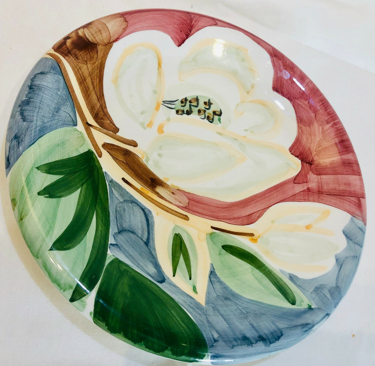Bella Ceramica Gone Fishing - Magnolia-Hand-Painted Dinnerware Collection