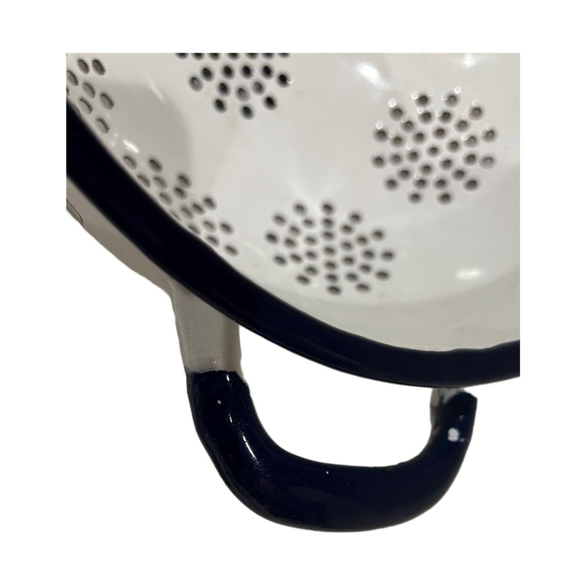 Villeroy & Boch Enamel COLANDER Fruits Vegetables Black Accent Trim & Handles