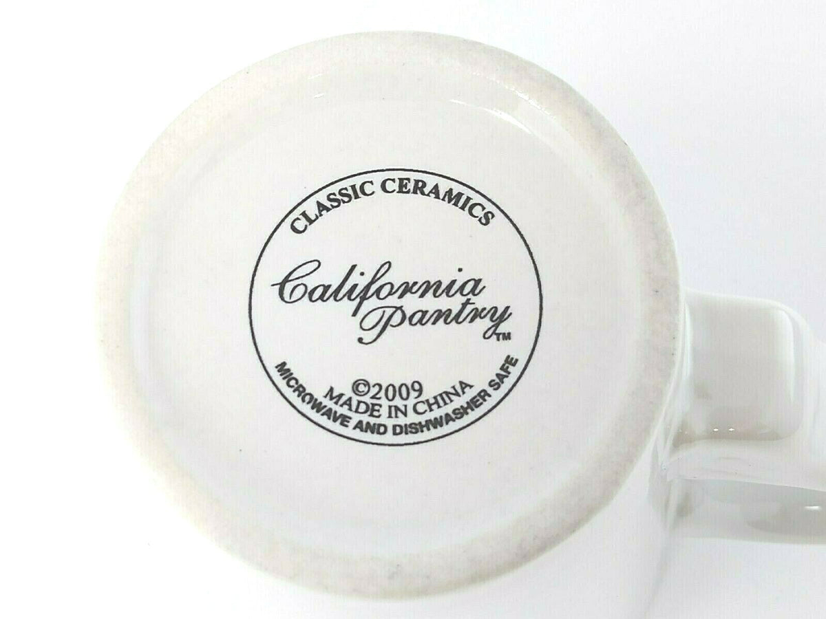 California Pantry Ceramic Holiday Mug Christmas Cup
