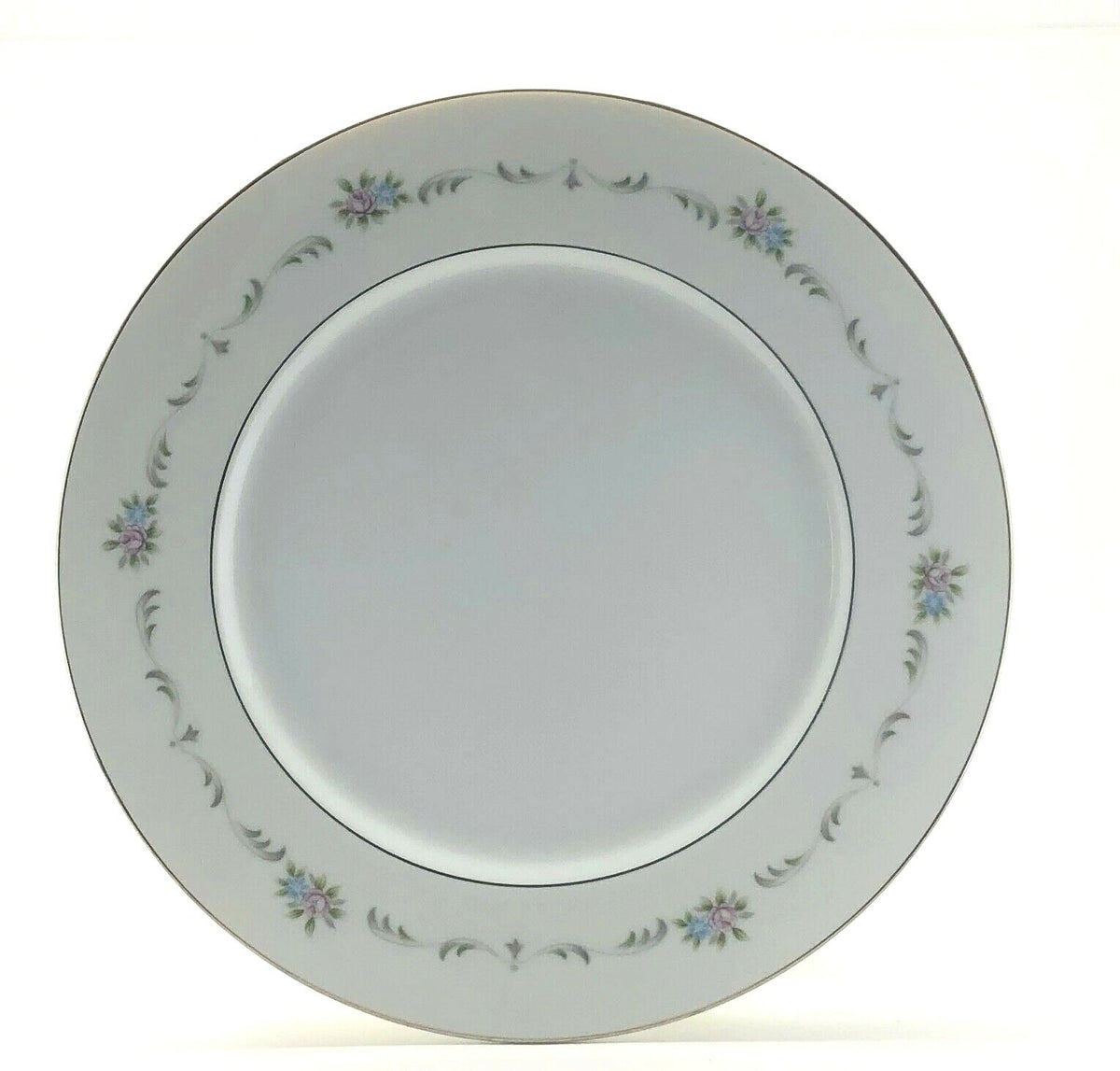 Wyndham VALENCIA Fine China Japan 364 Floral Silver Trim Dinnerware Collection