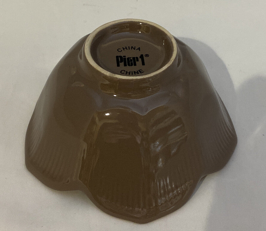 Pier 1 Imports "LOTUS" 4- All Purpose Bowl Scalloped Fruit Ice Cream Soup Cereal