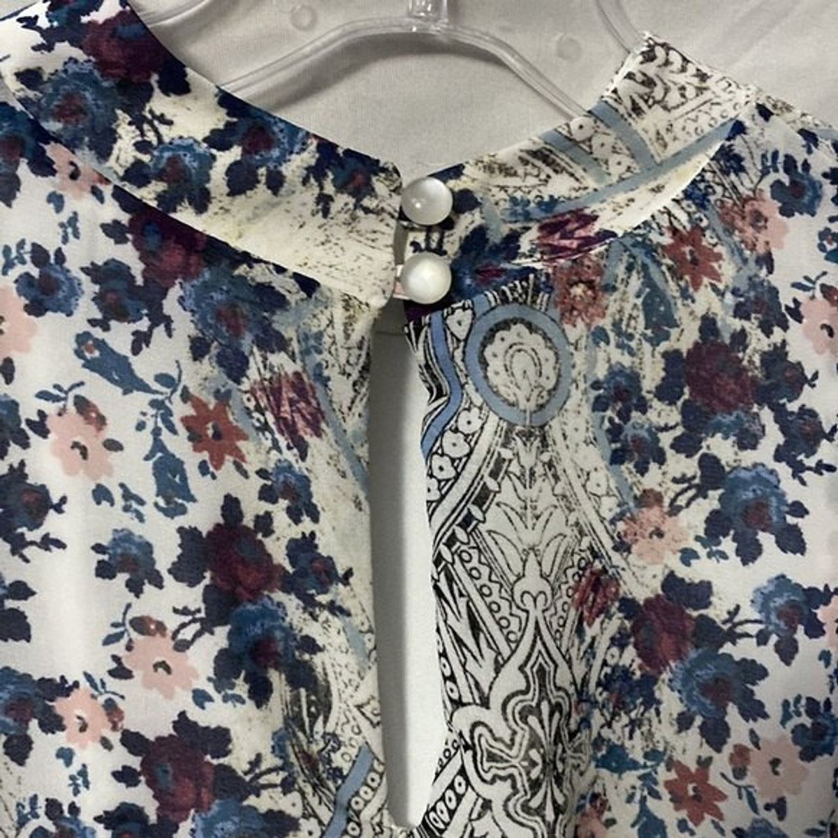 Speechless Dress Mock Neck Floral Sz. Sm