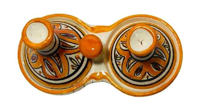 SALT & PEPPER Moroccan Tagine Multi-Purpose SMALL Tajine GGE "MELH ORANGE"