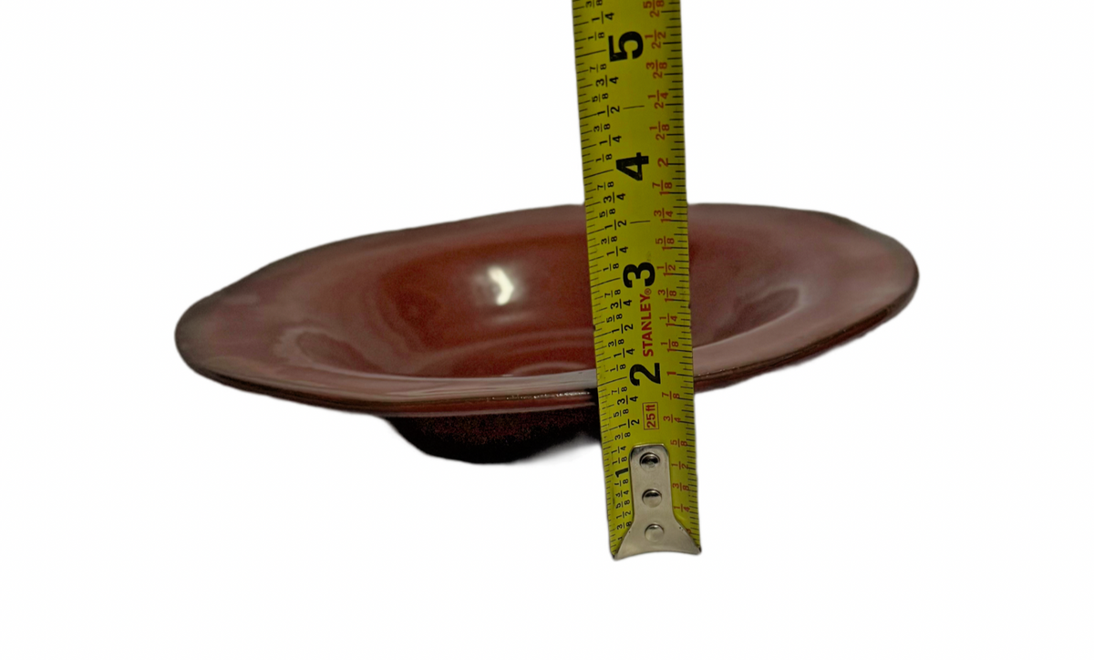 Set of 4 Gourmet Expressions Stoneage Cinnamon Rim Soup Bowls 9.75” Rustic