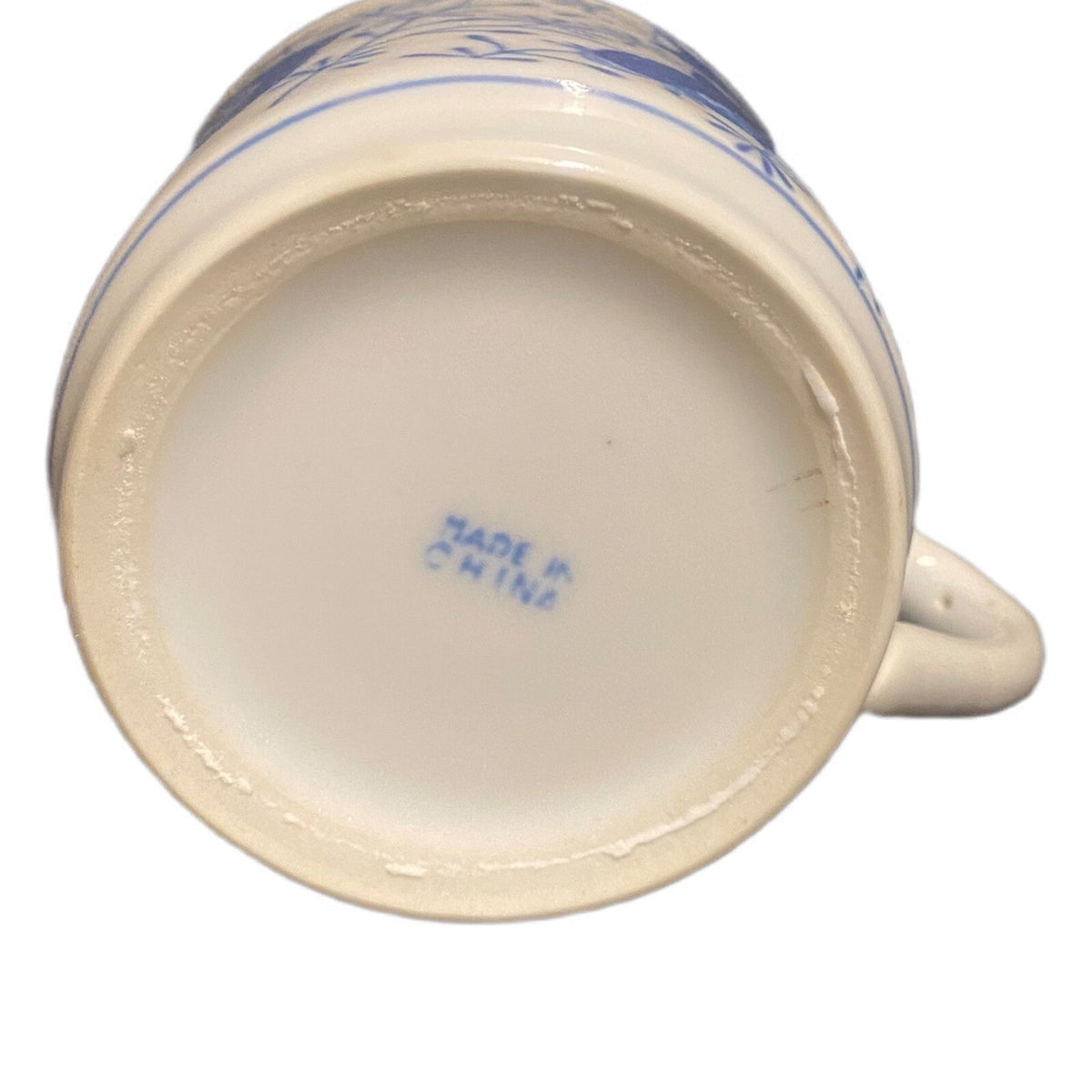 KOI FISH Cup Blue & White Carp Ceramic Coffee Tea Cup