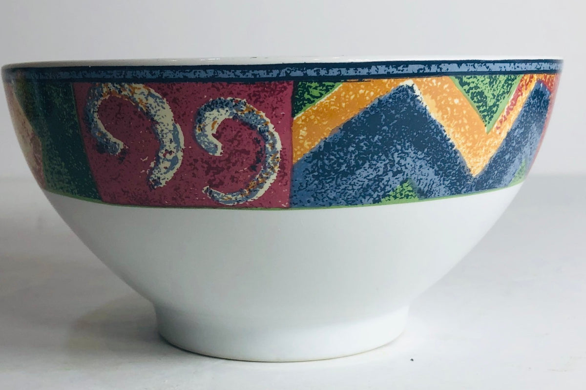 "MESA" by FURIO Contemporary Casuals Dinnerware Collection Geometric Border