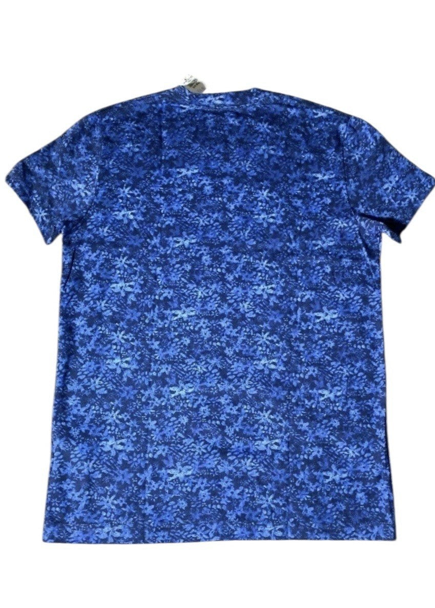 T-Shirt Abercrombie and Fitch Blue Man SM. Crew Neck Floral Top