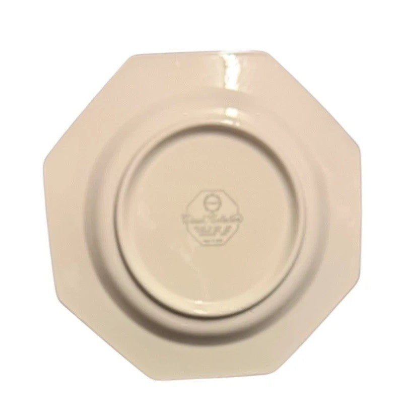 Nikko Classic Collection Magenta Octagonal Floral Salad Plates Set of 4 Japan