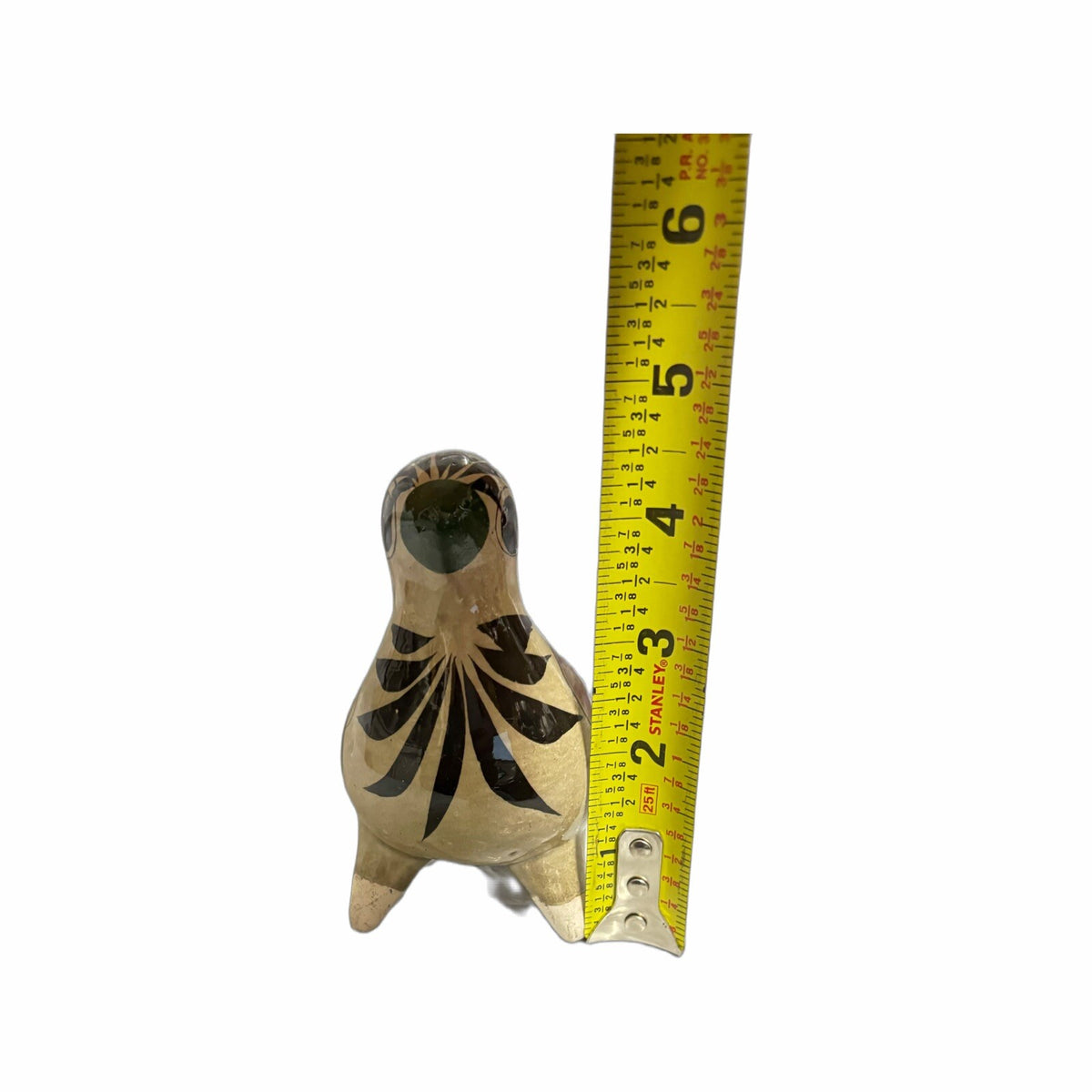 Vintage Tonala Pottery Miniature Bird Figurine Mini Ceramic Mexico Folk Art