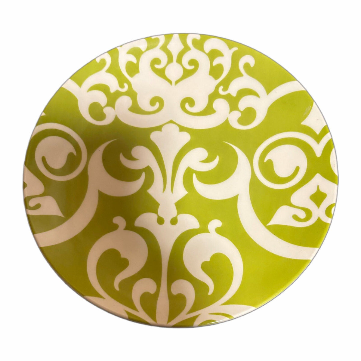 Pottery Barn 6-Salad Plates GRAPHIC GARDEN Brazil Ceramic Dessert Appetizer Dish