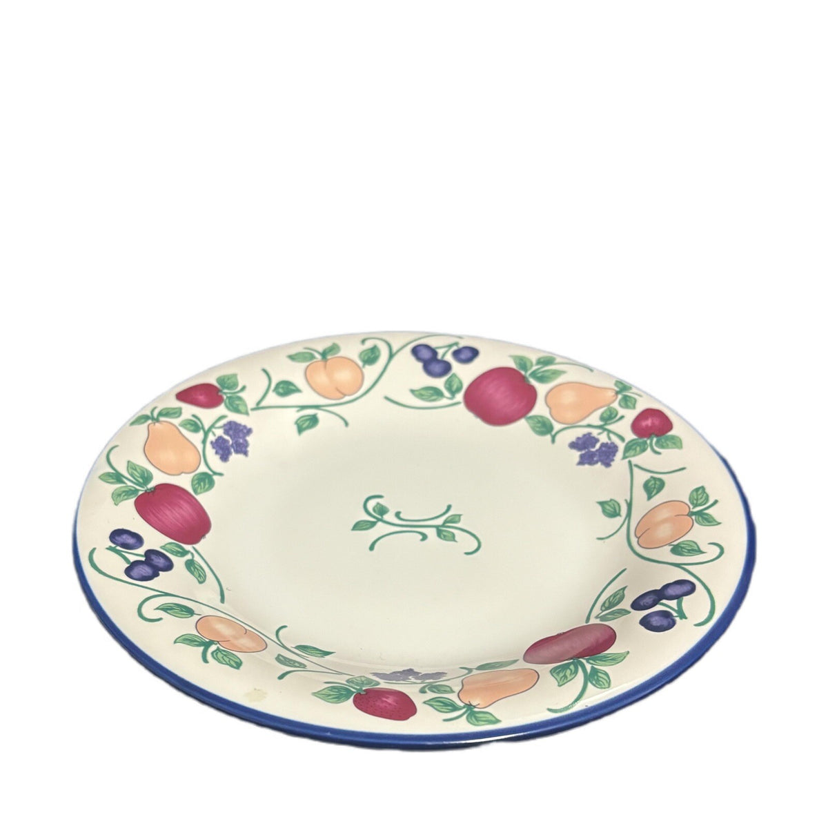 A Princess House 2-Salad Plates ORCHARD MEDLEY Ceramic Dessert Dishes