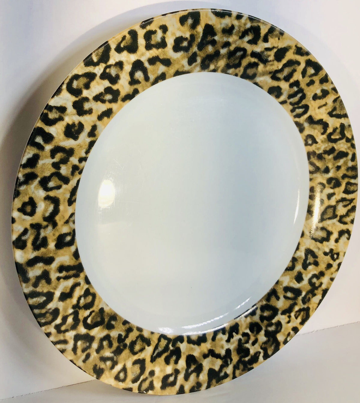 LEOPARD Tienshan Fine China Dinnerware Collection Animal Print Brown Tan Black