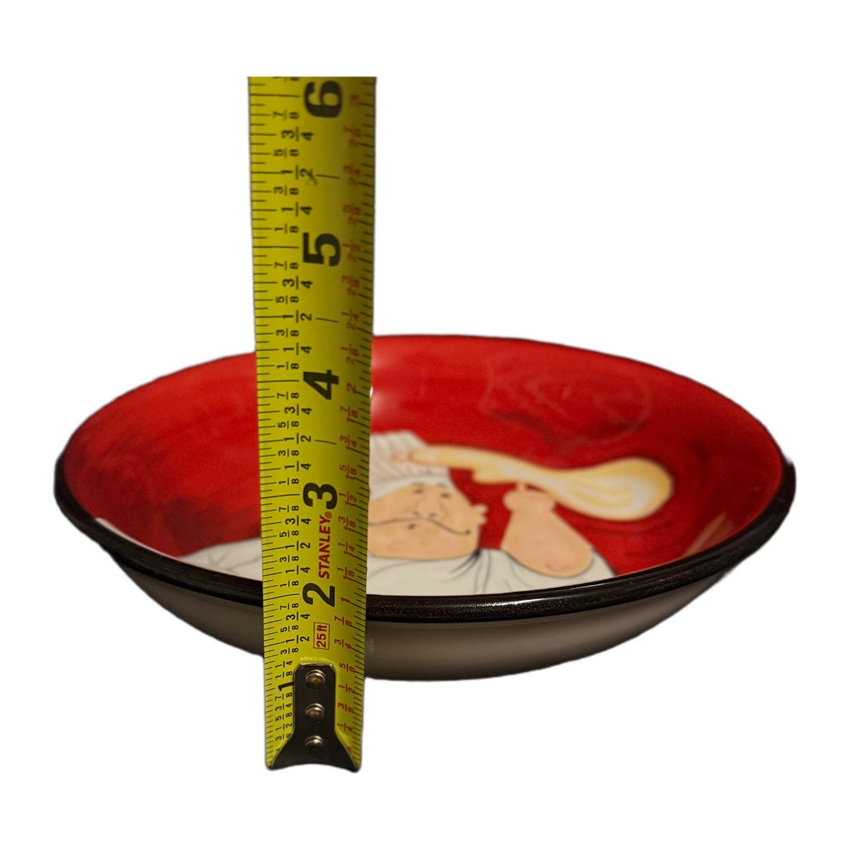 Set of 3 Certified International Chef Bowls 9” Tracy Flickinger Red