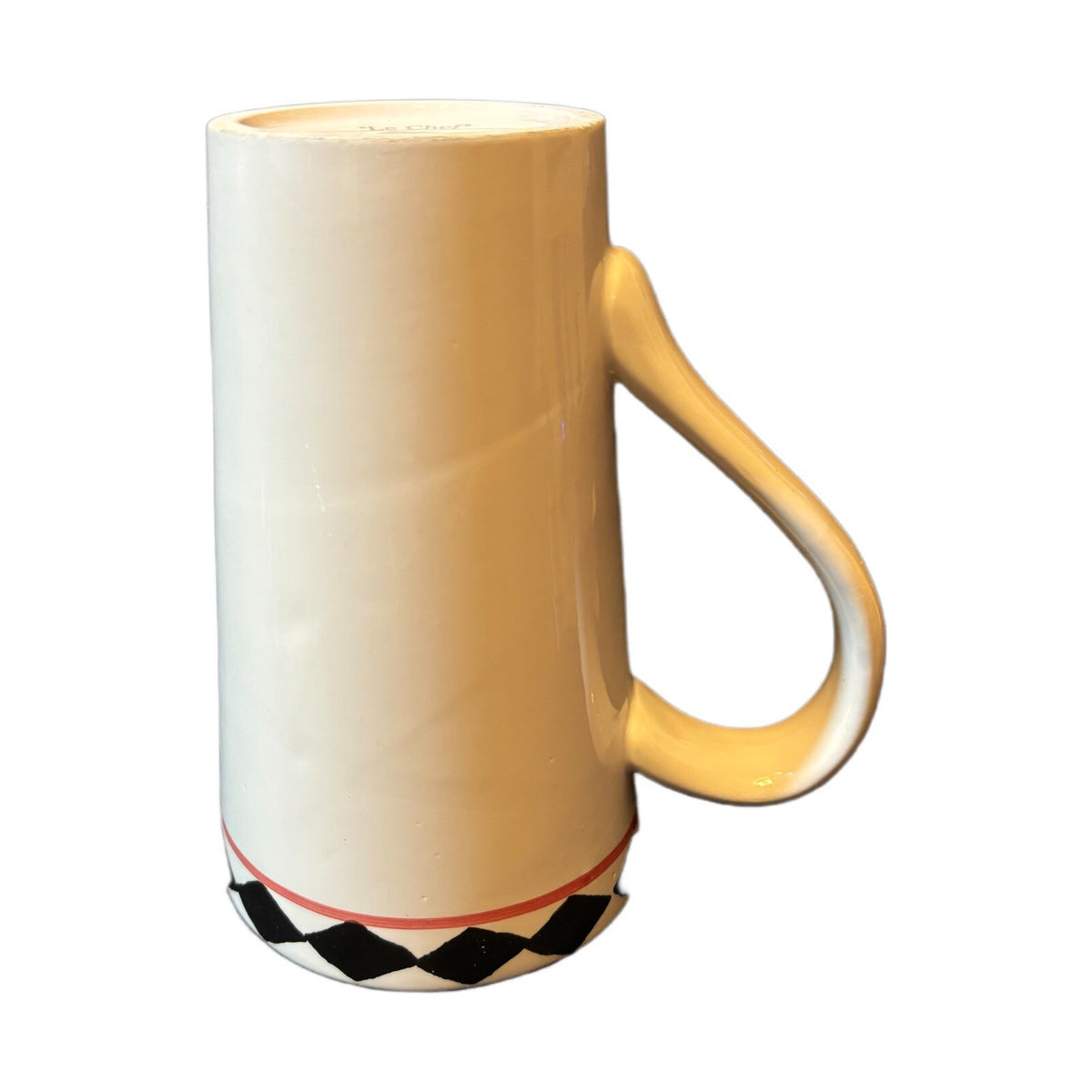 LE CHEF Latte Mug Ambiance Collections Tall Ceramic Coffee Tea Cup
