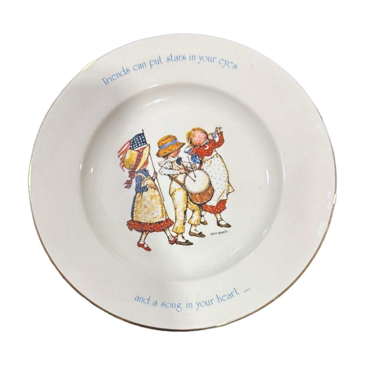 Vintage Holly Hobbie Collector Plate Freedom Series 1776-1976 10.25”D