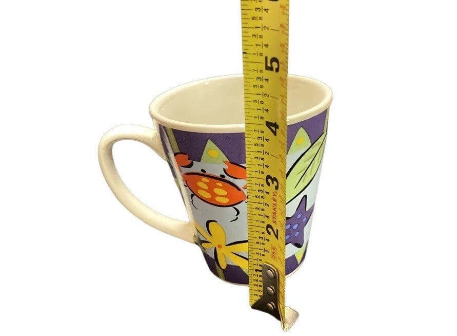 Rare Riviera Van Beers Ceramic Coffee Mug IN THE SEA Signature Housewares Cup