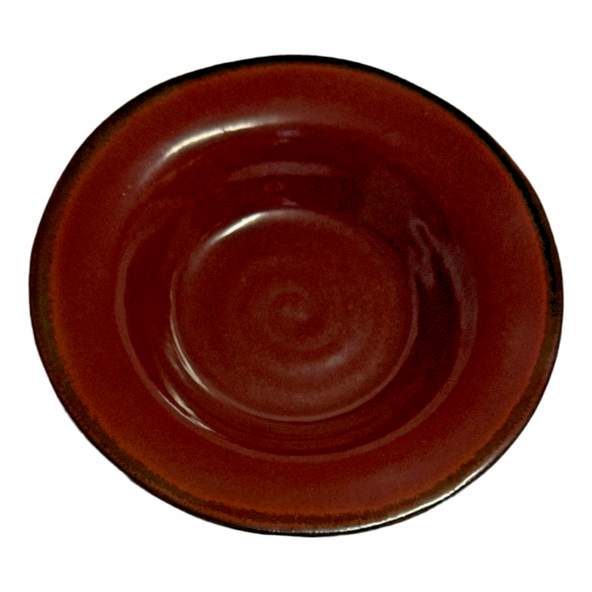 Set of 4 Gourmet Expressions Stoneage Cinnamon Rim Soup Bowls 9.75” Rustic