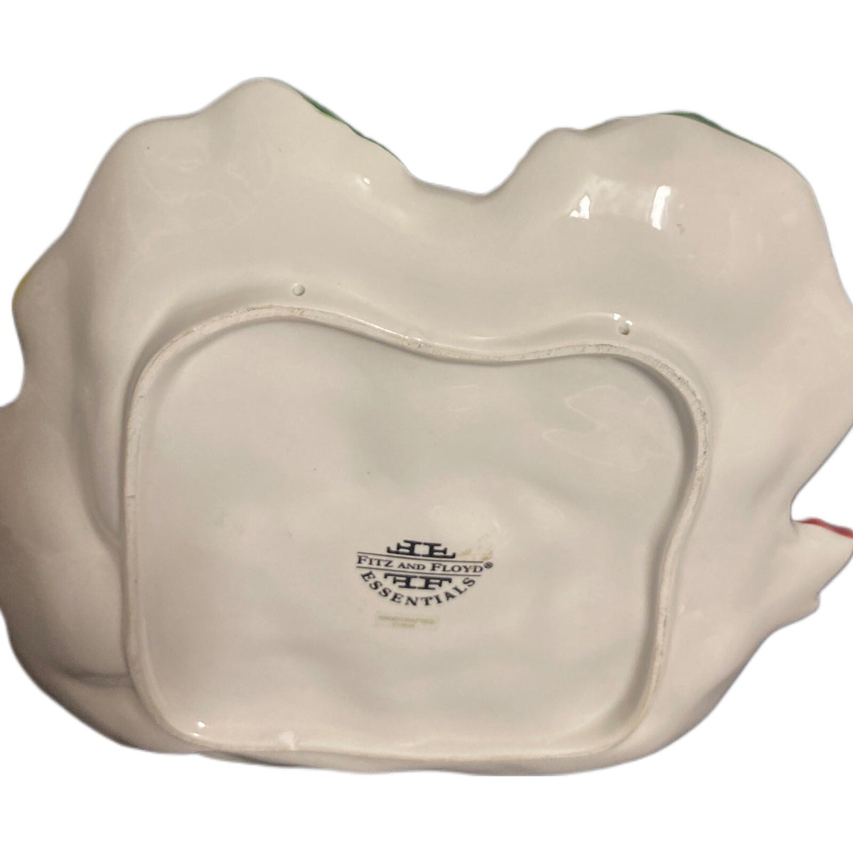 Fitz and Floyd Christmas Polar Bears Candy Canape Holiday Decorative Winter Dish