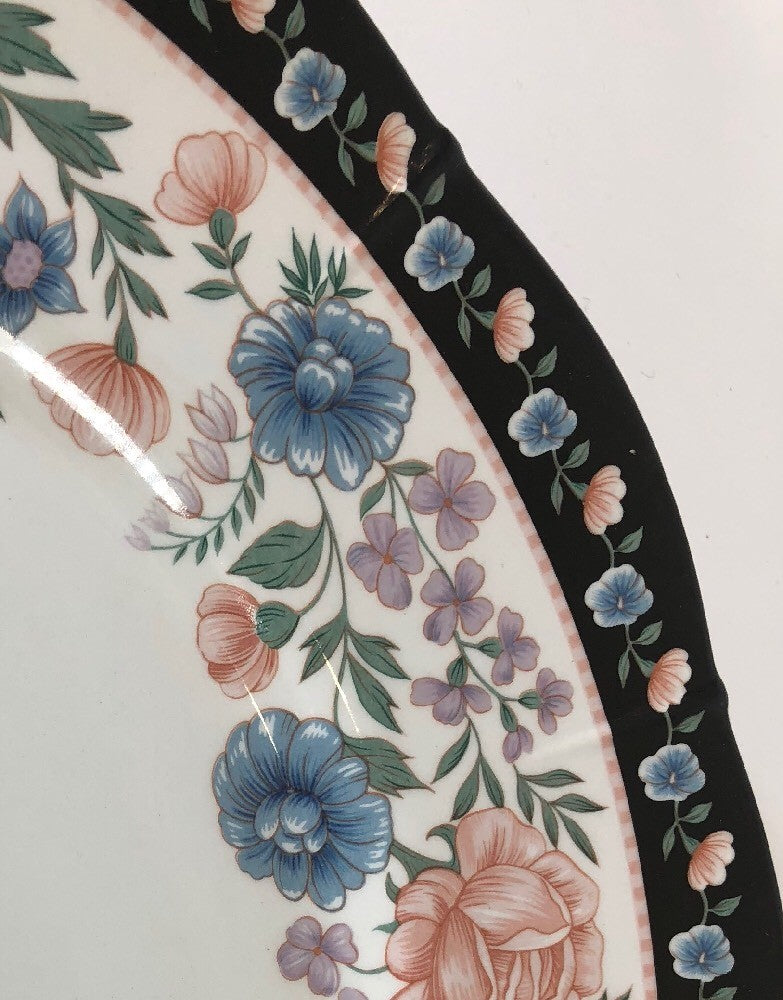 Sango ELIZABETH GRAY Chop Plate/Claremore  Collection 8104 Korea Oven Safe